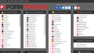 PornManiak – The Biggest List of Porn Sites
